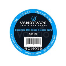 Fio Superfine MTL Fused Clapton 3 Metros - Vandy Vape
