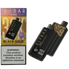 Pod Descartável ElfBar TE30K Black Gold 30000 Puffs