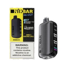 Pod Descartável Nikbar Ice Baby 40K 40000 Puffs