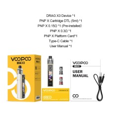 Drag X3 80w Pod Kit - Voopoo